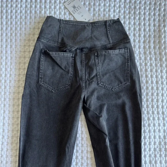 NWT Halara Black Crossover Flared Jeggings - Picture 5 of 7